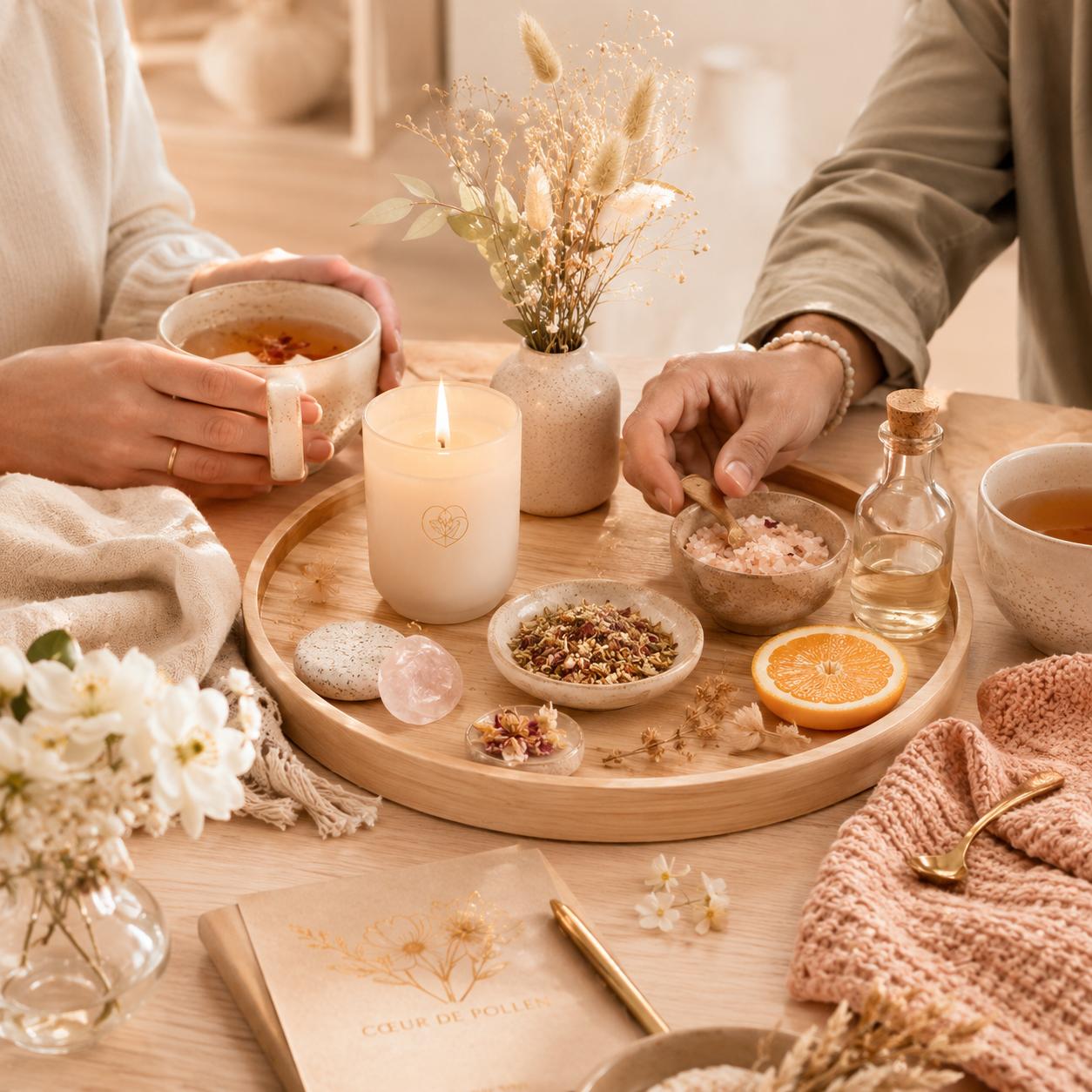 L’Escale Sensorielle de Saison — kit cocooning et rituel sensoriel